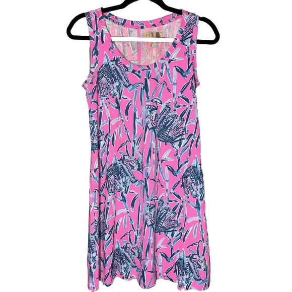 Lilly Pulitzer Dresses & Skirts - Lilly Pulitzer Raylee Dress Extra Lucky hundred 100% Pima cotton size XS